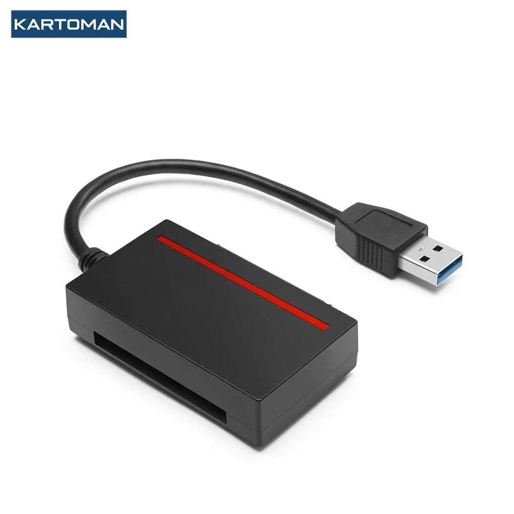 KARTOMAN CFast 2.0  USB 3.0 SATA  CFast 2.0 ī  2.5 HDD ϵ ̺/б SSD  CF ī  